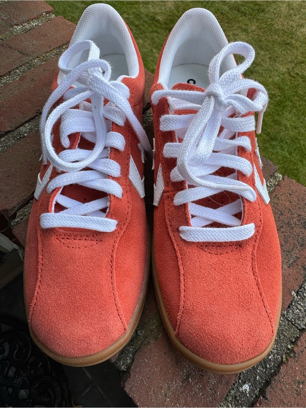 Converse Orange Suede Lace-Up Sneakers women’s size 5.5